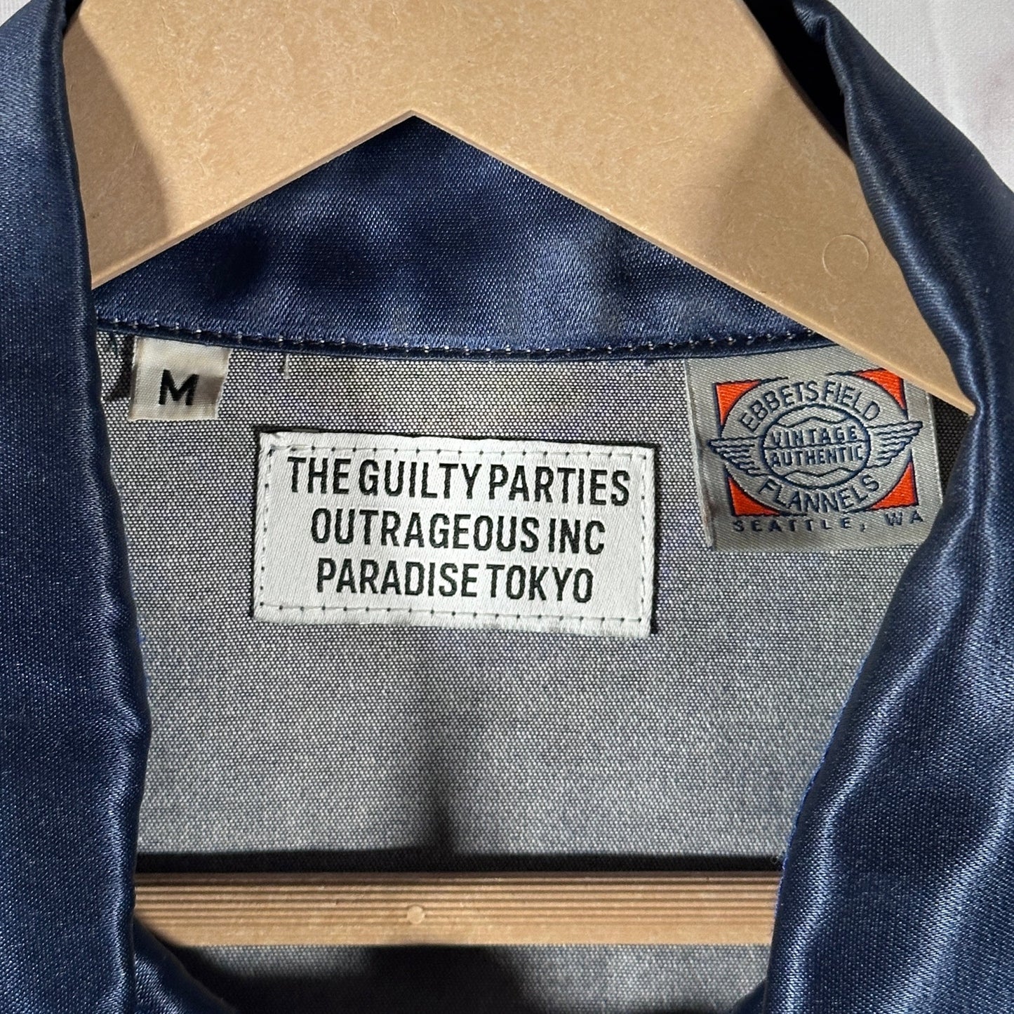 Guilty Parties x Outrageous Inc. x Paradise Tokyo Blue Coach Jacket