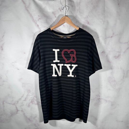 Number (N)ine I Heart NY Striped Tee