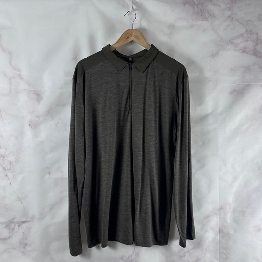 Arc’teryx Veilance Frame Longsleeve Polo Gnosis Heather Green