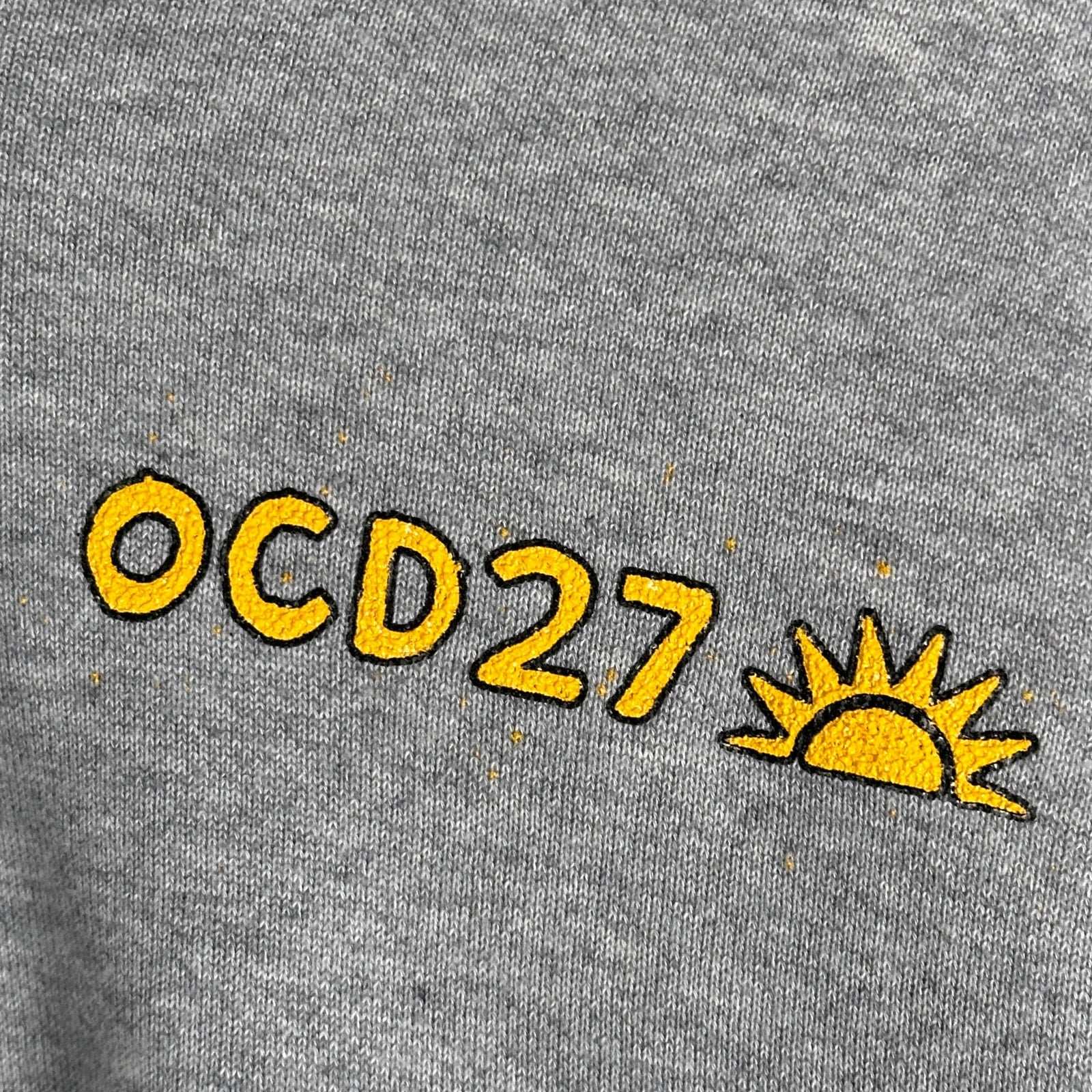 OCD27 Grey Half-Zip Sweatshirt