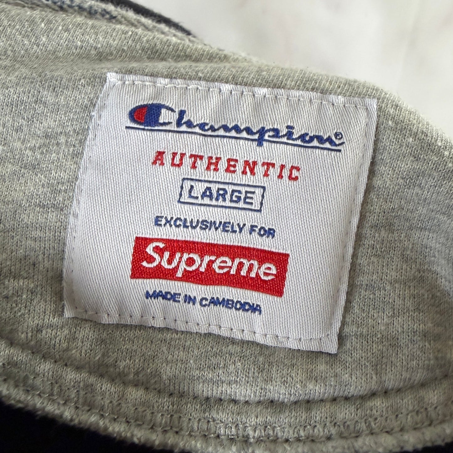 Supreme x Champion F/W18 Black Label Hoodie