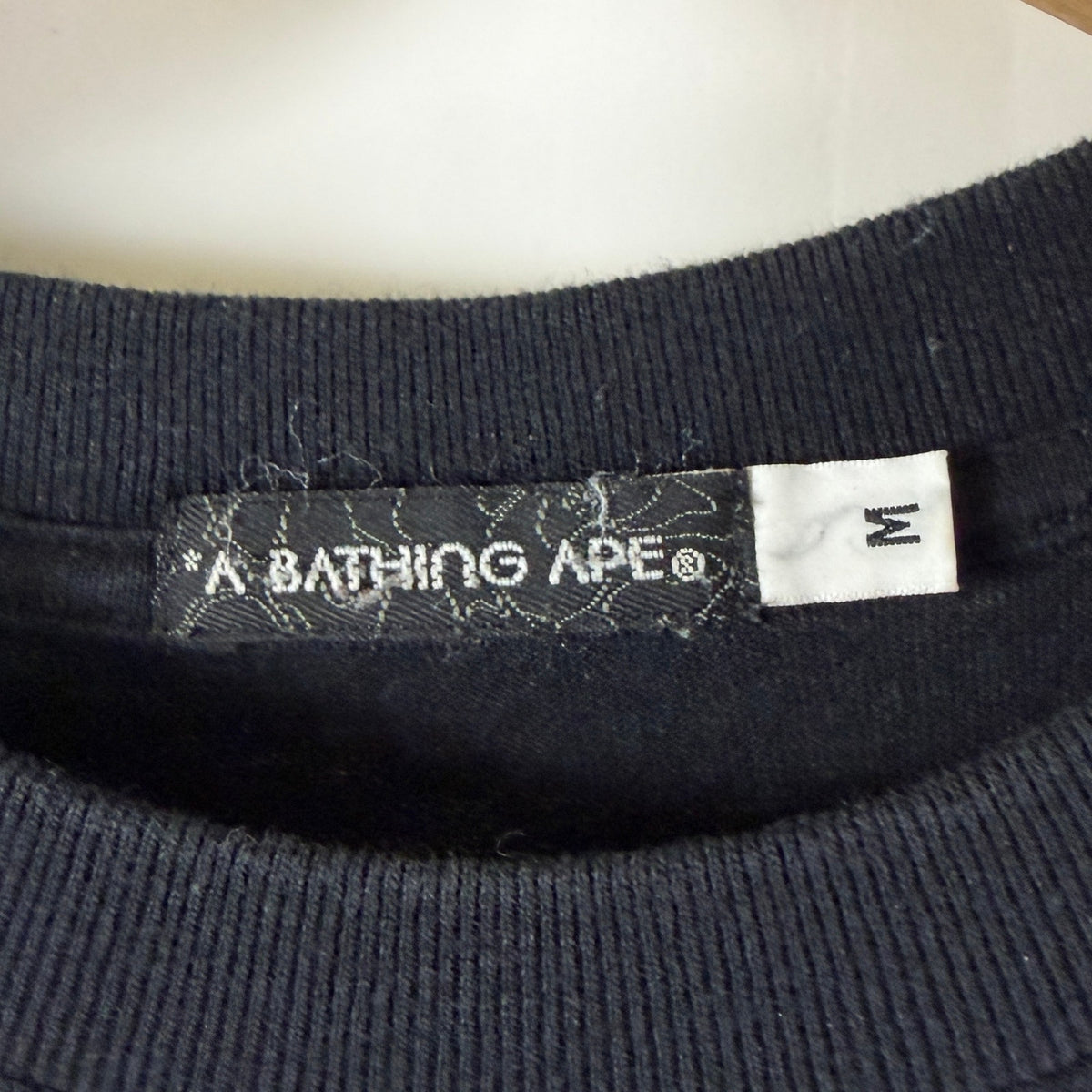 Bape x Swarovski Generals Black Graphic Tee