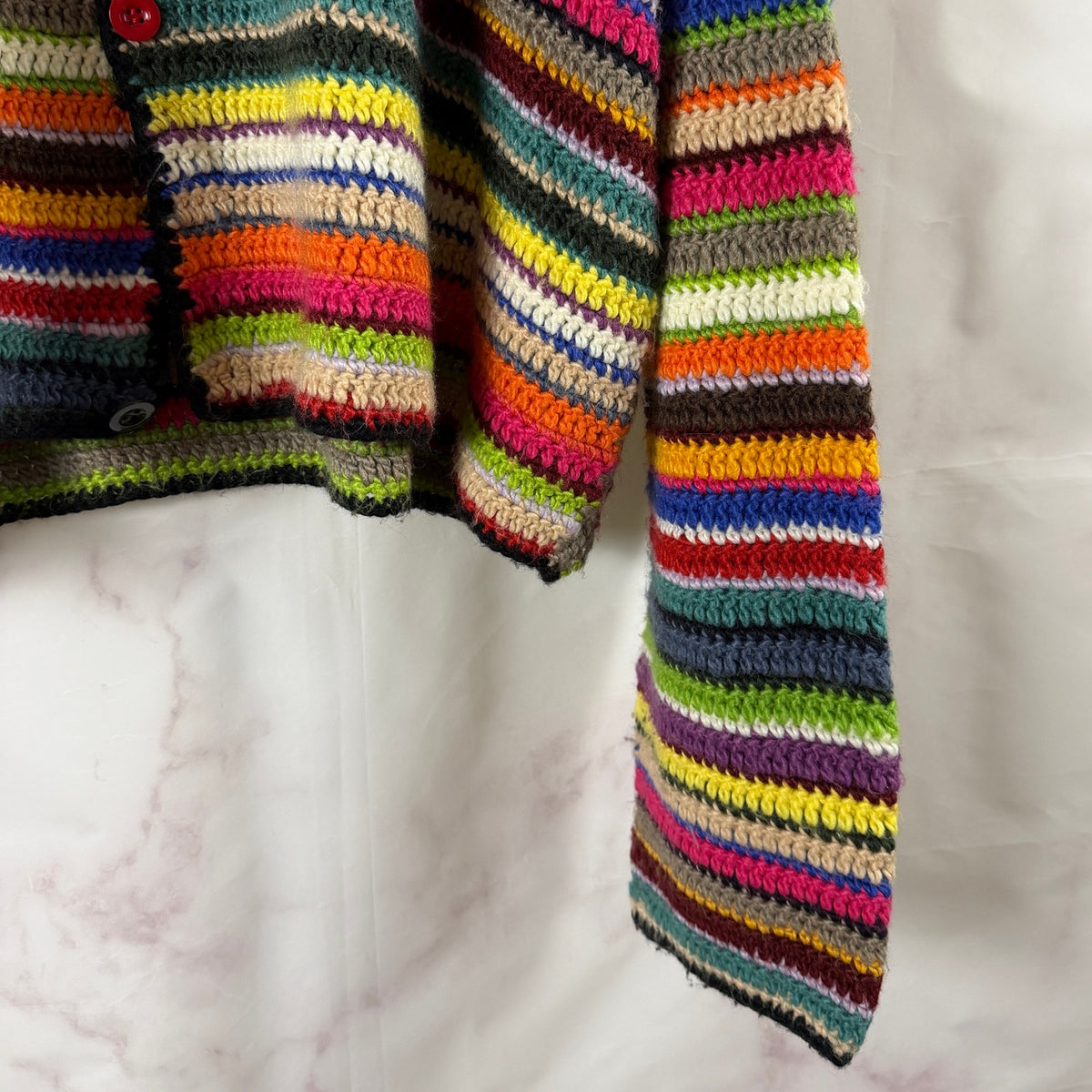 Cactus Plant Flea Market Crochet Knit Cardigan