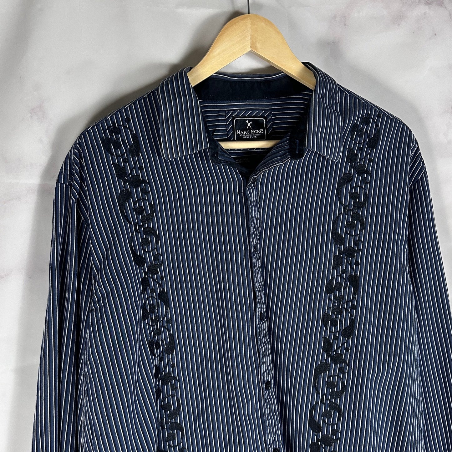 Marc Ecko Paisley Stripe Button-Up Shirt
