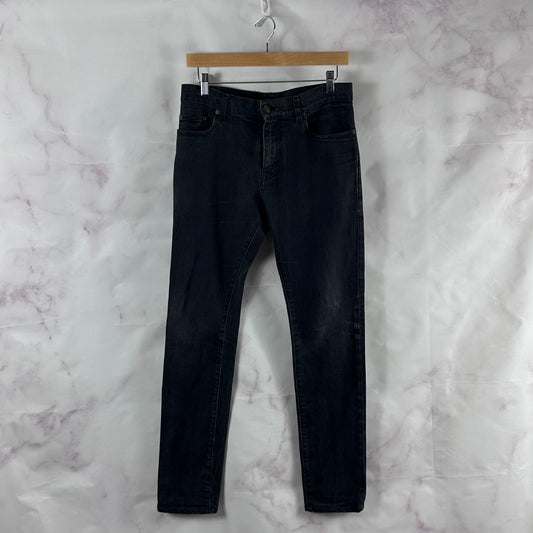 Saint Laurent Paris D02 Black Skinny LW Hedi Slimane Denim