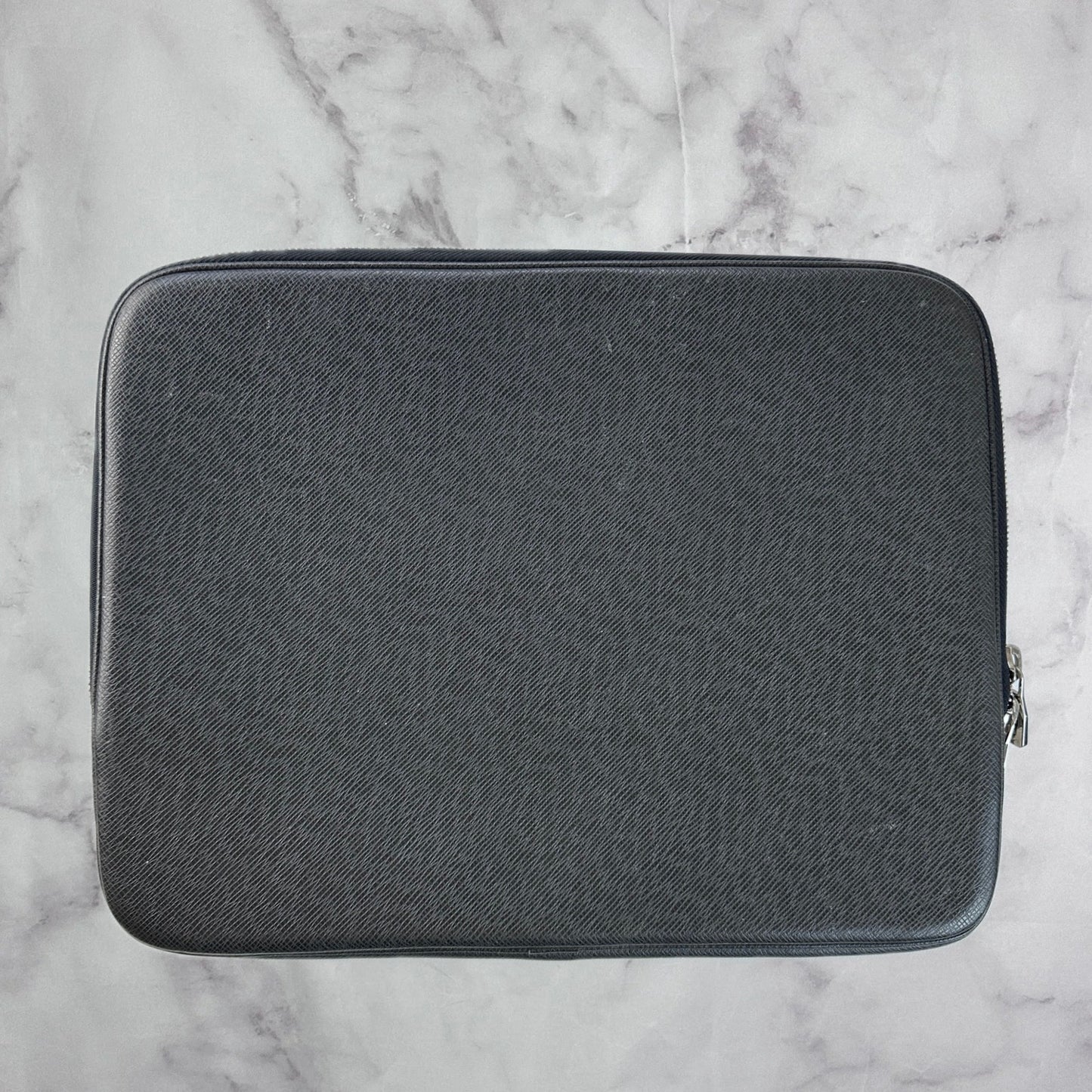 Louis Vuitton Black Leather Computer Case