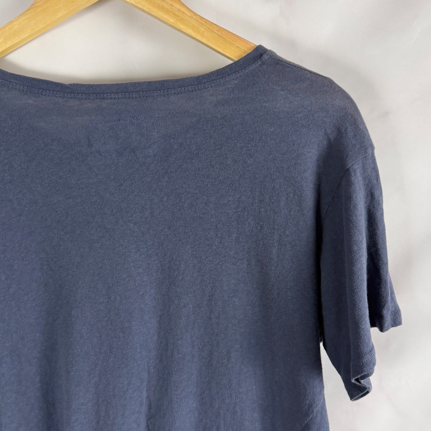 Greg Lauren Navy Groovy Logo Tee