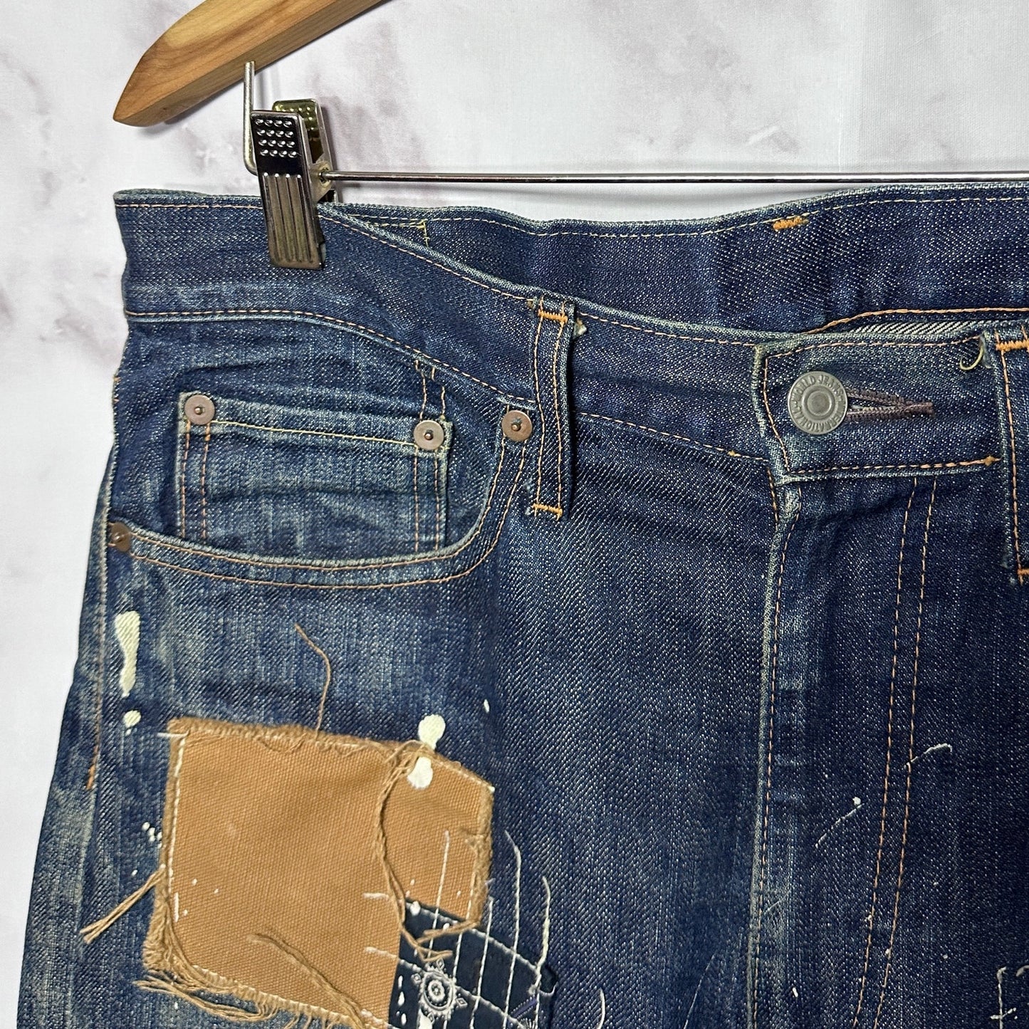 Kapital Sashiko & Boro Patchwork Selvedge Denim