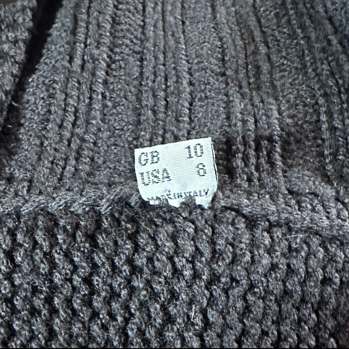 Rick Owens F/W03 Black Triangle Cardigan