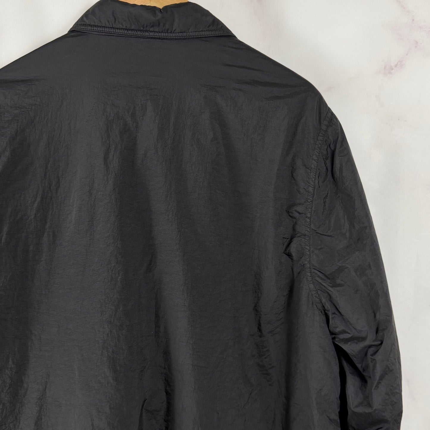 Rick Owens DRKSHDW Snap Front Black Coach Jacket