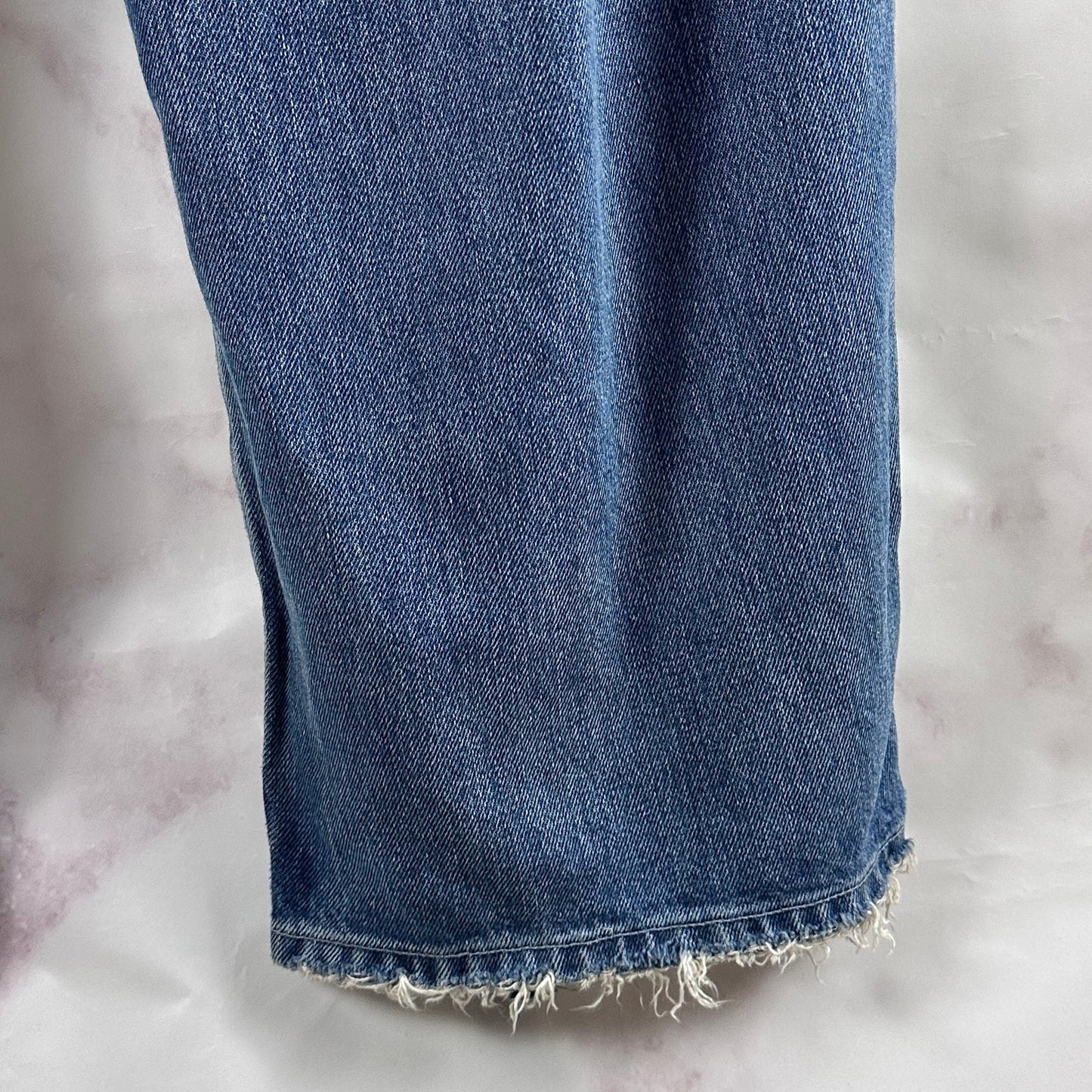 Balenciaga Baggy Distressed Blue Denim
