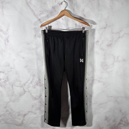 Needles Black/Green Tearaway Track Pants