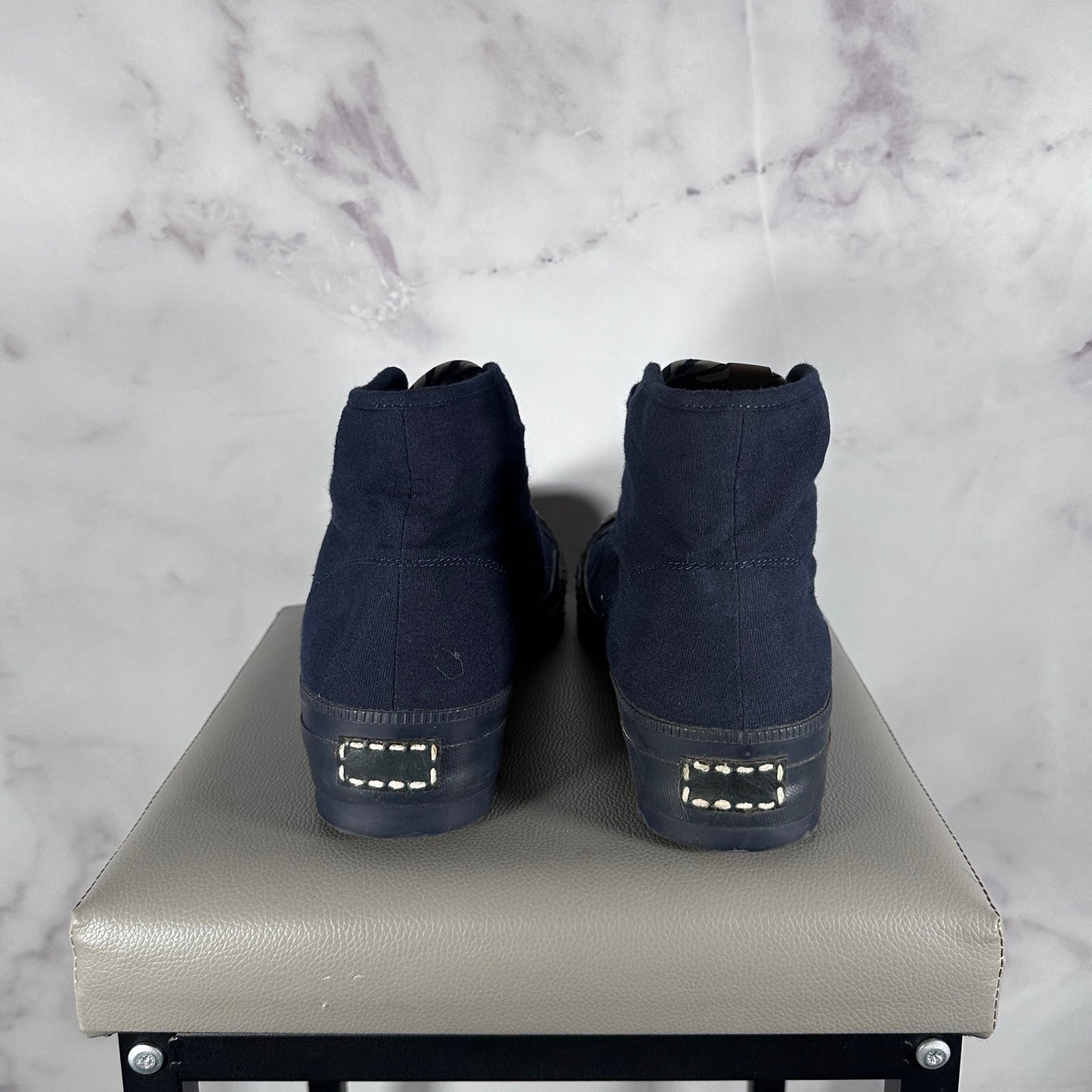 Visvim Kiefer Navy Canvas Trainer