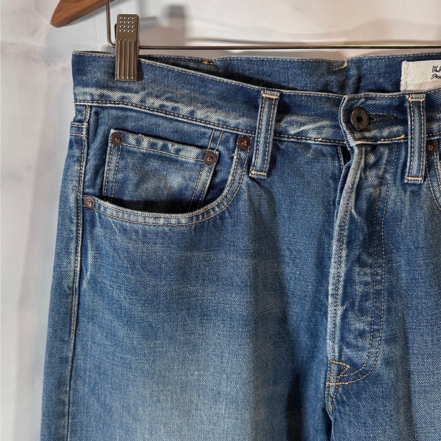 Kapital Blue Straight Denim Jeans