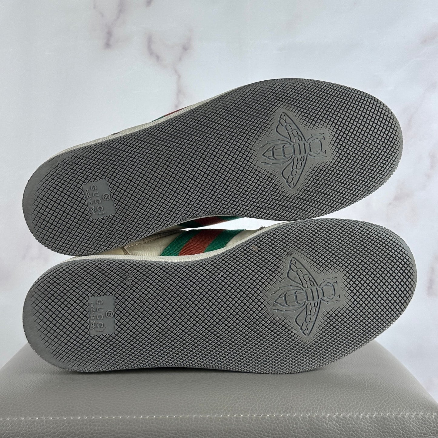 Gucci Screener Low Cream