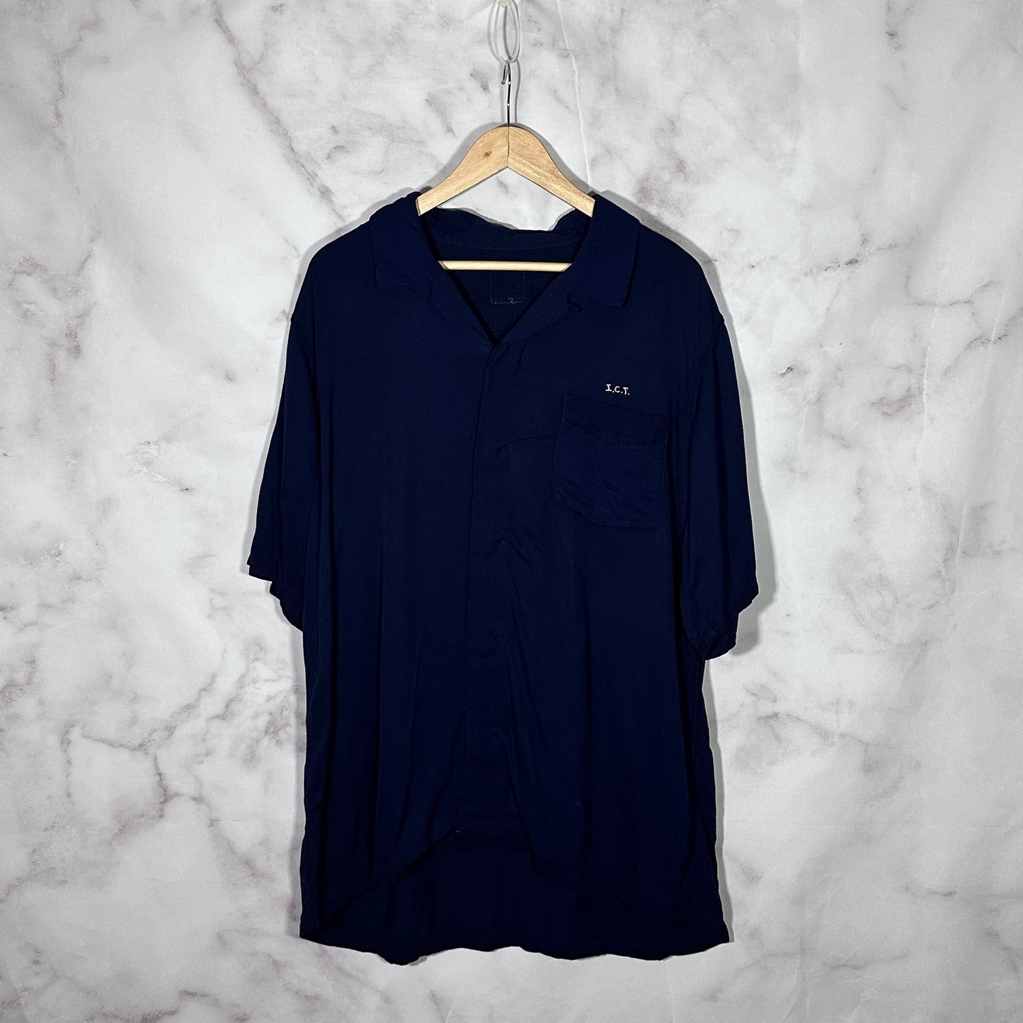 Visvim Indigo Camping Trailer Camp Collar Shirt