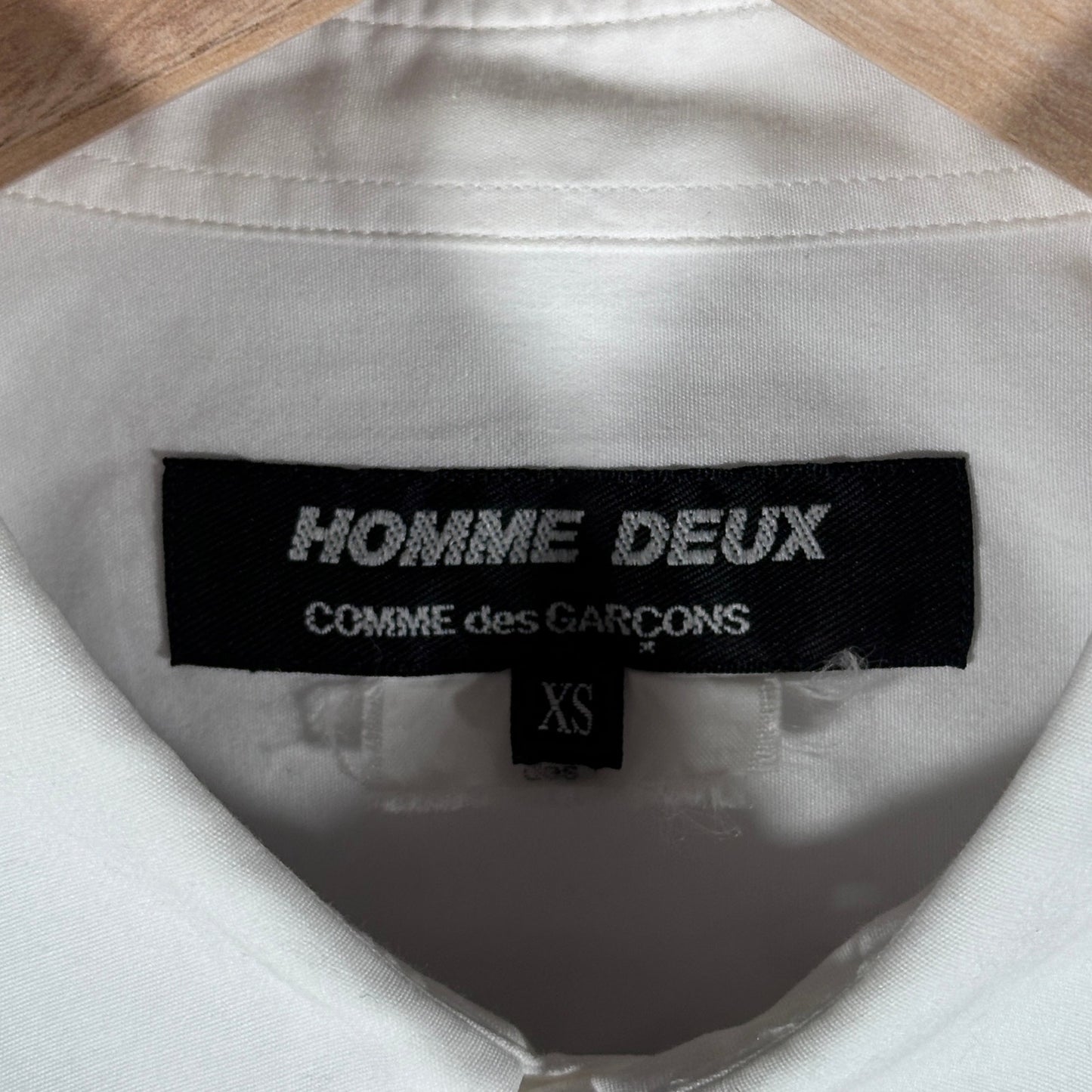 Comme des Garçons Homme Deux Brown Stripe Button Up