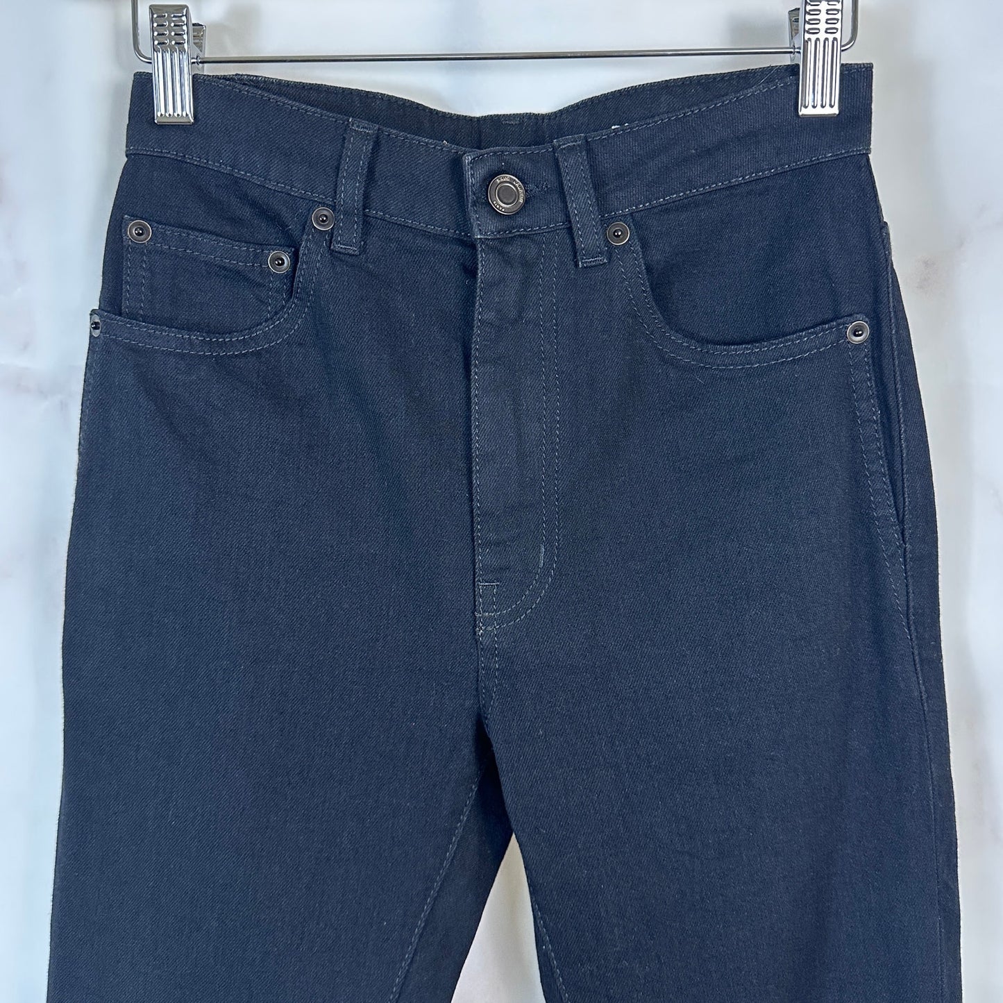 Saint Laurent Paris D04 Women's Skinny Black Denim