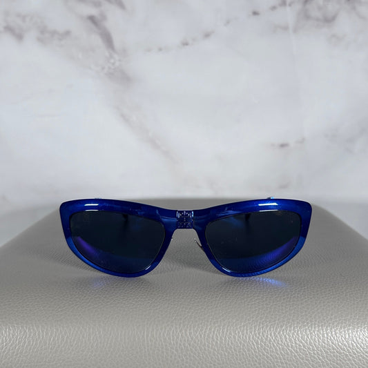 Givenchy GV24900U Blue Cateye Folding Sunglasses