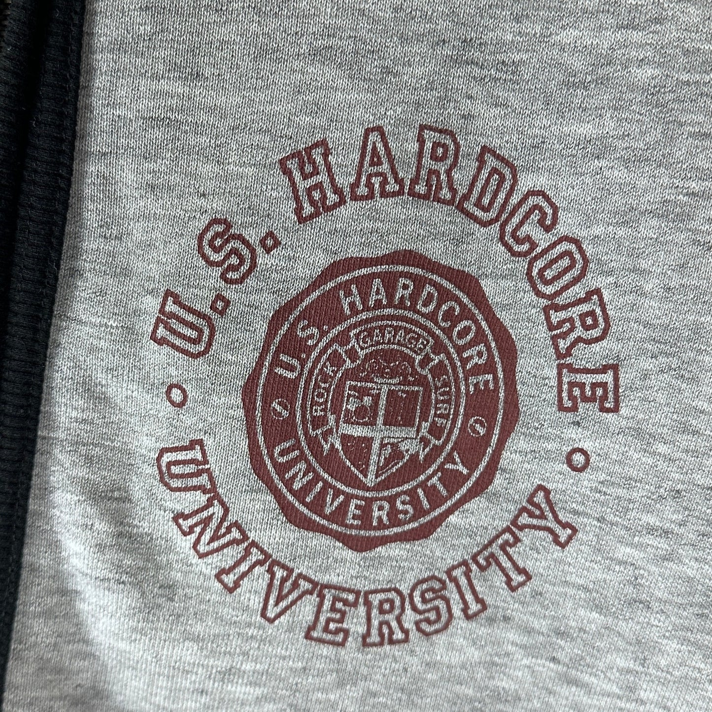 Number (N)ine A/W08 Portland Period ‘Hardcore University’ Zip-Up Cardigan Sweatshirt