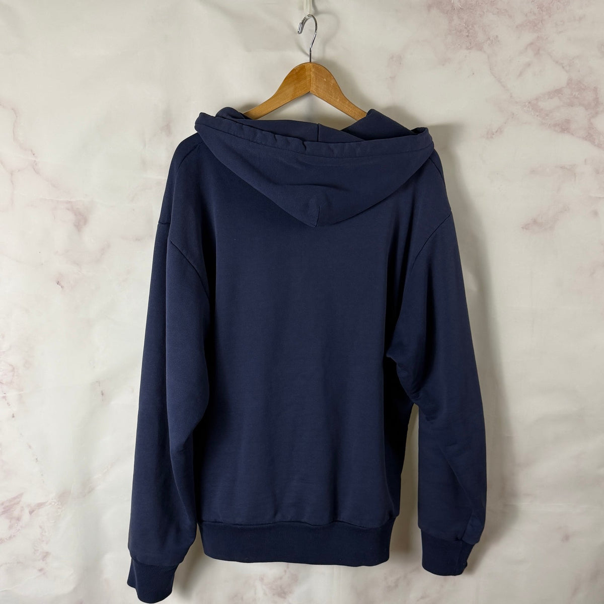 Vintage Camber Blue Thermal Zip-Up Hoodie