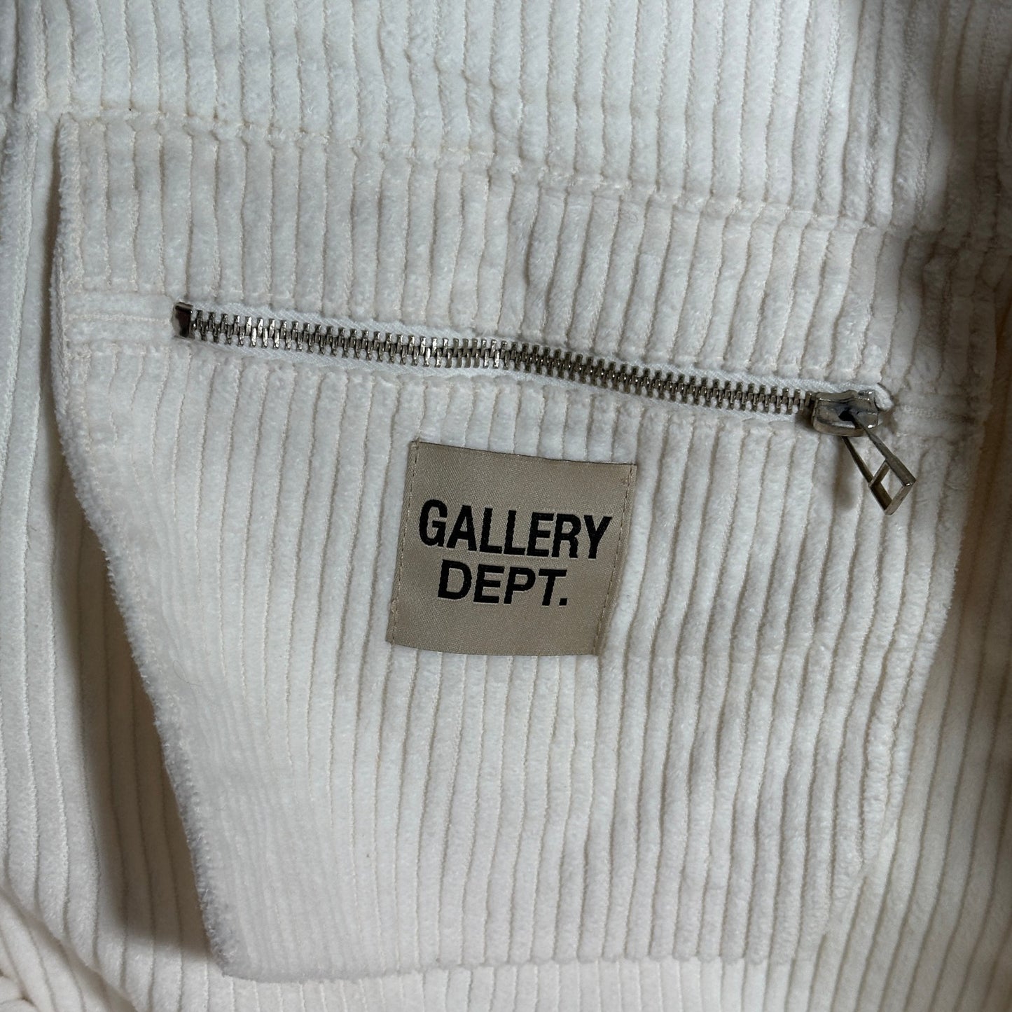 Gallery Dept. White Corduroy Tote