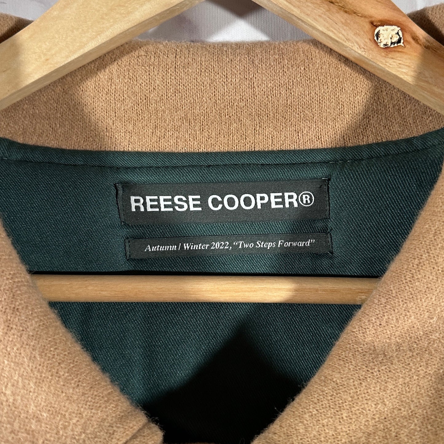 Reese Cooper F/W22 ‘Two Steps Forward’ Eagle Rock Varsity Jacket