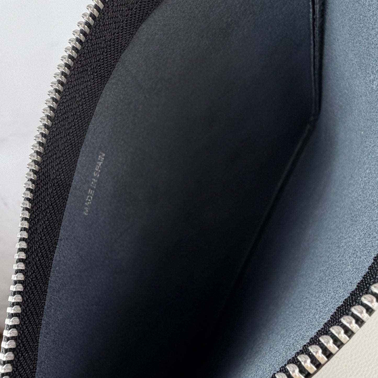 Comme des Garçons x Colette Black Leather Caperino & Peperone Zip Pouch