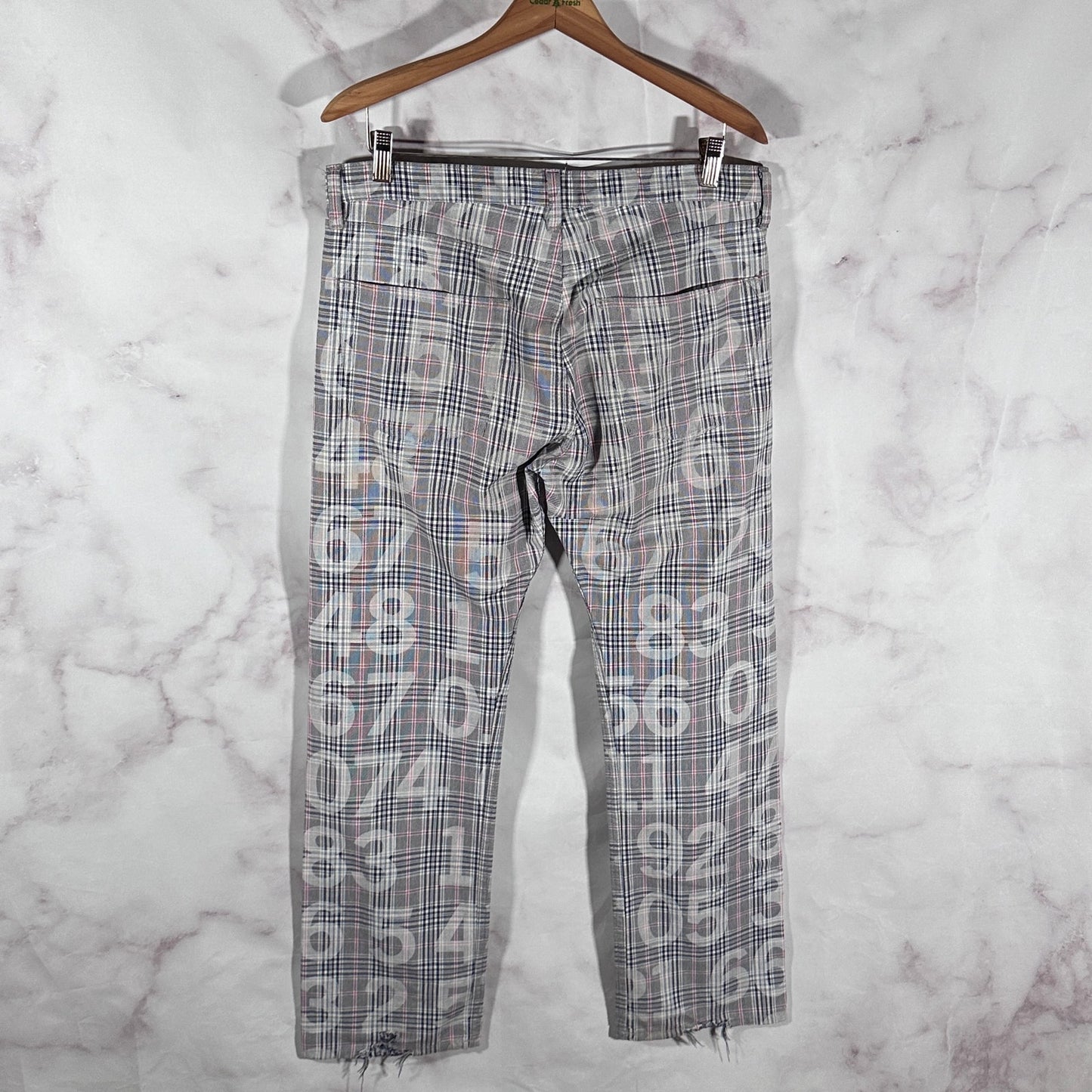 Comme des Garçons MAN Junya Watanabe S/S03 Plaid Number Poem Pants