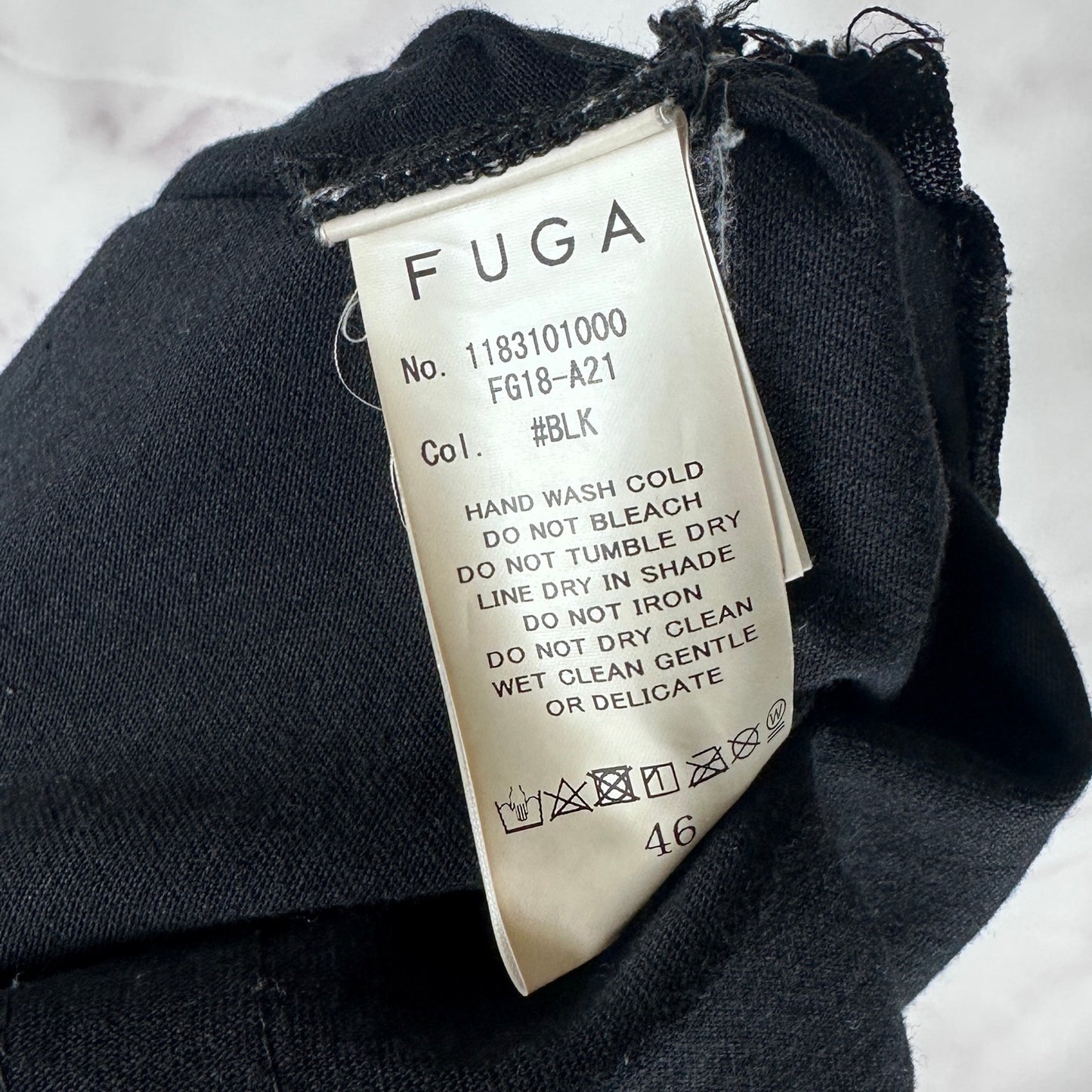 Fuga Cut & Sew Zipper Bondage Tee