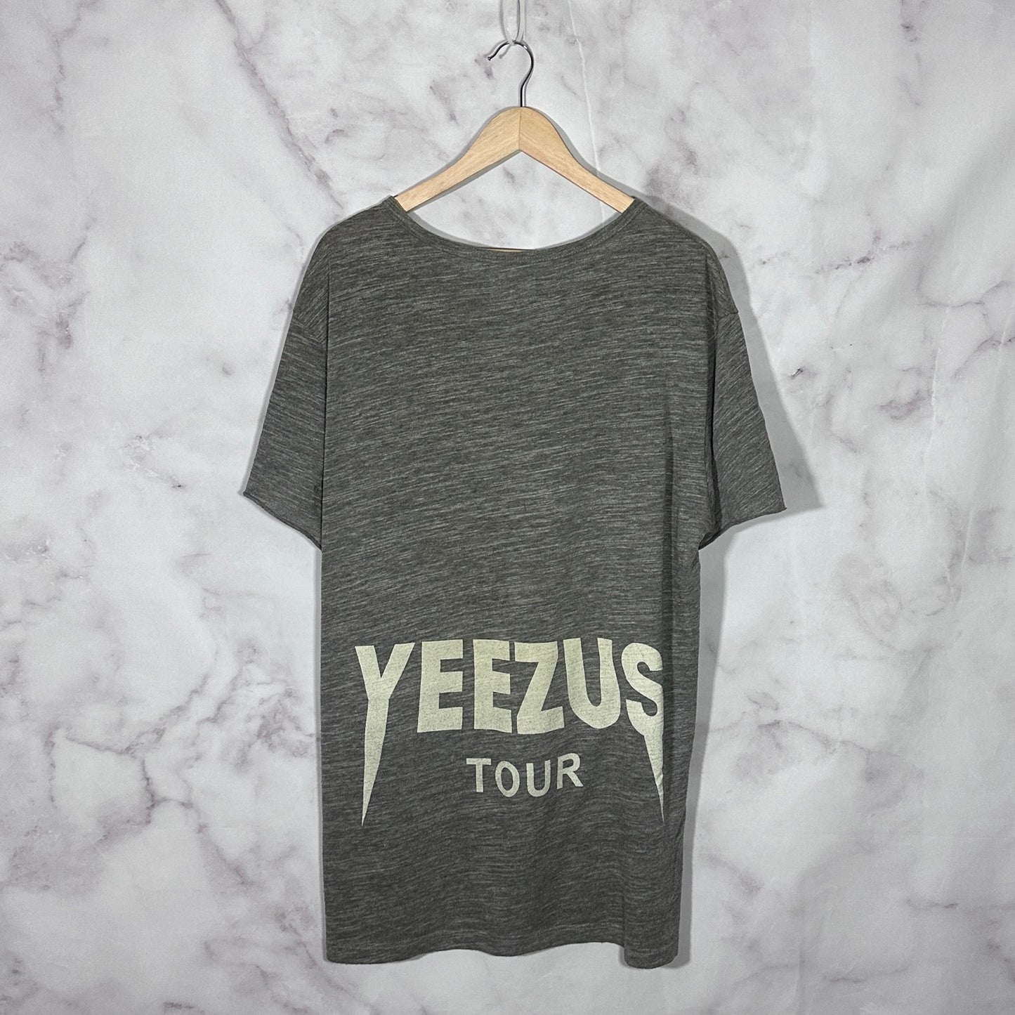 Yeezus Tour Logo Heather Grey Tee