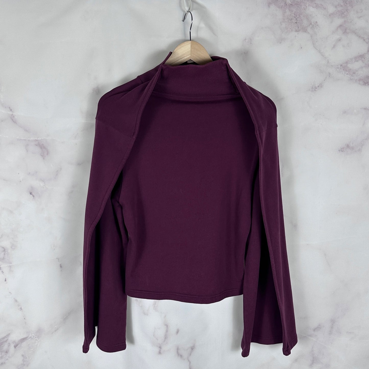 Y/Project Burgundy Flap Layer Sweatshirt