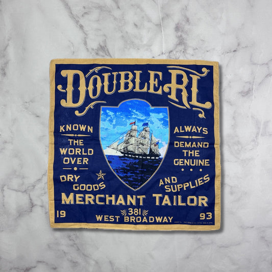 RRL Merchant Tailor Blue Bandana