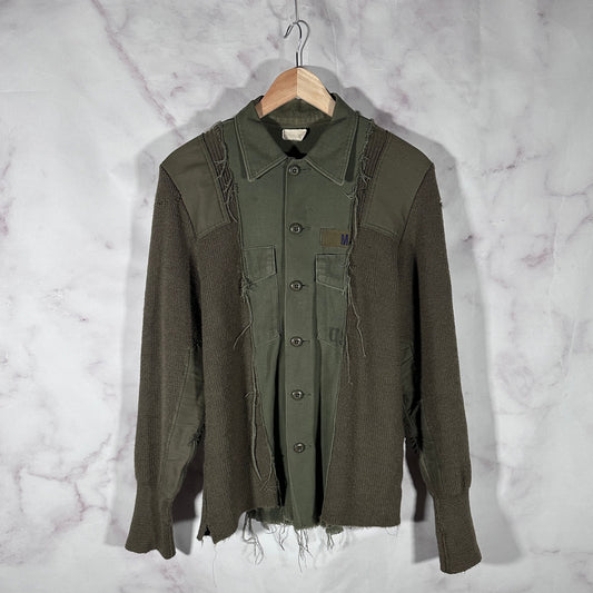 Undercover UNDAKOVR One Off Military Green Hybrid Shirt