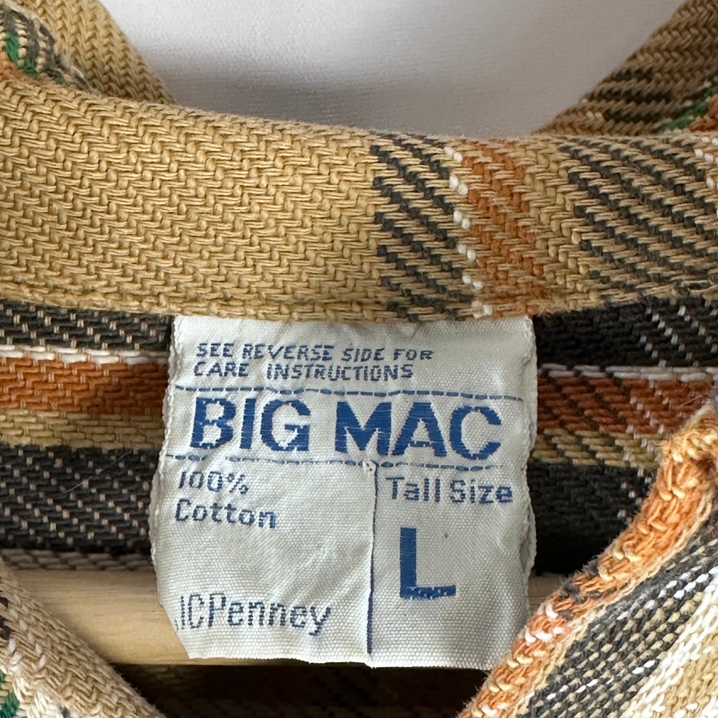 Vintage Boro Repaired & Distressed Flannel