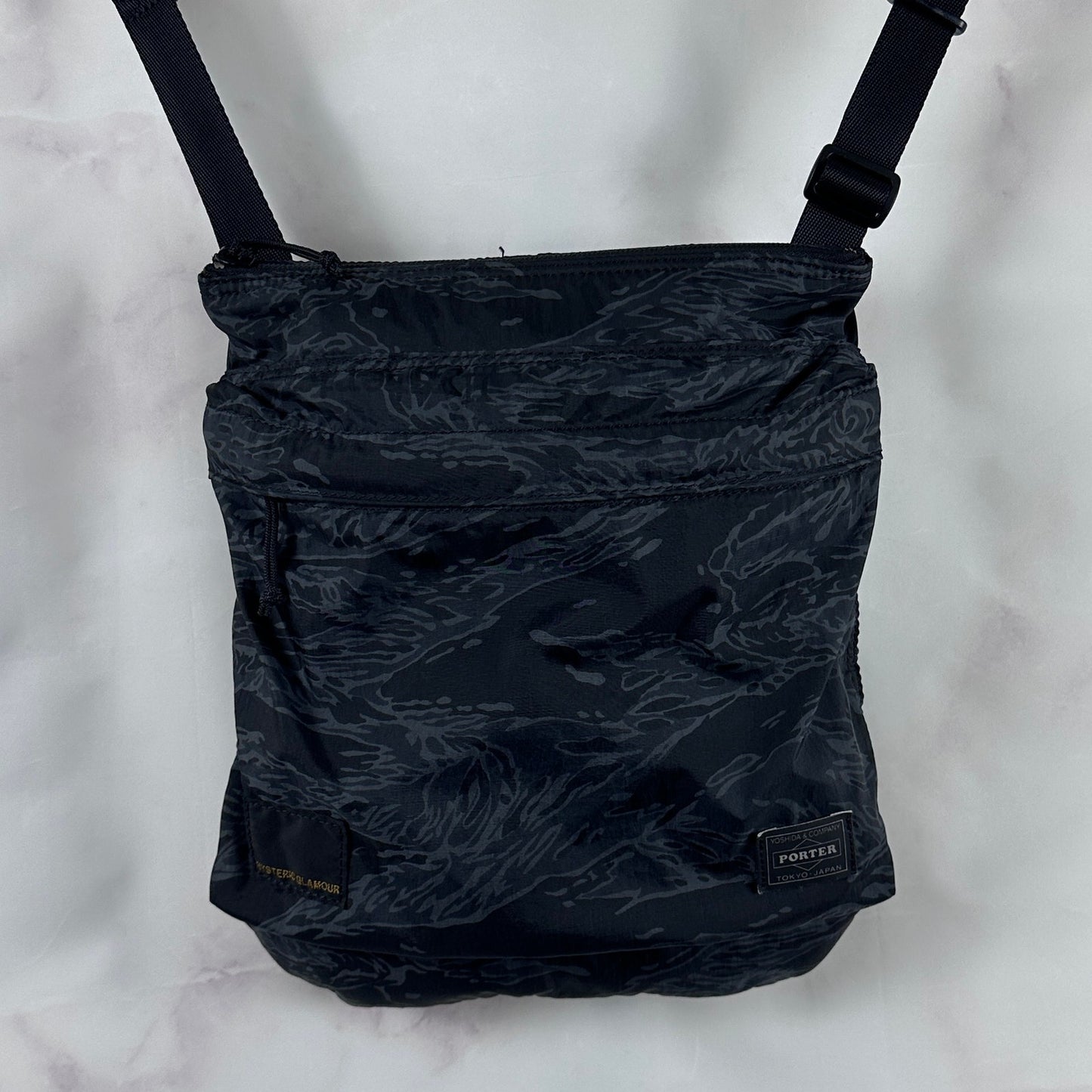 Hysteric Glamour x Porter Yoshida & Co. Black Tiger Camo Sidebag