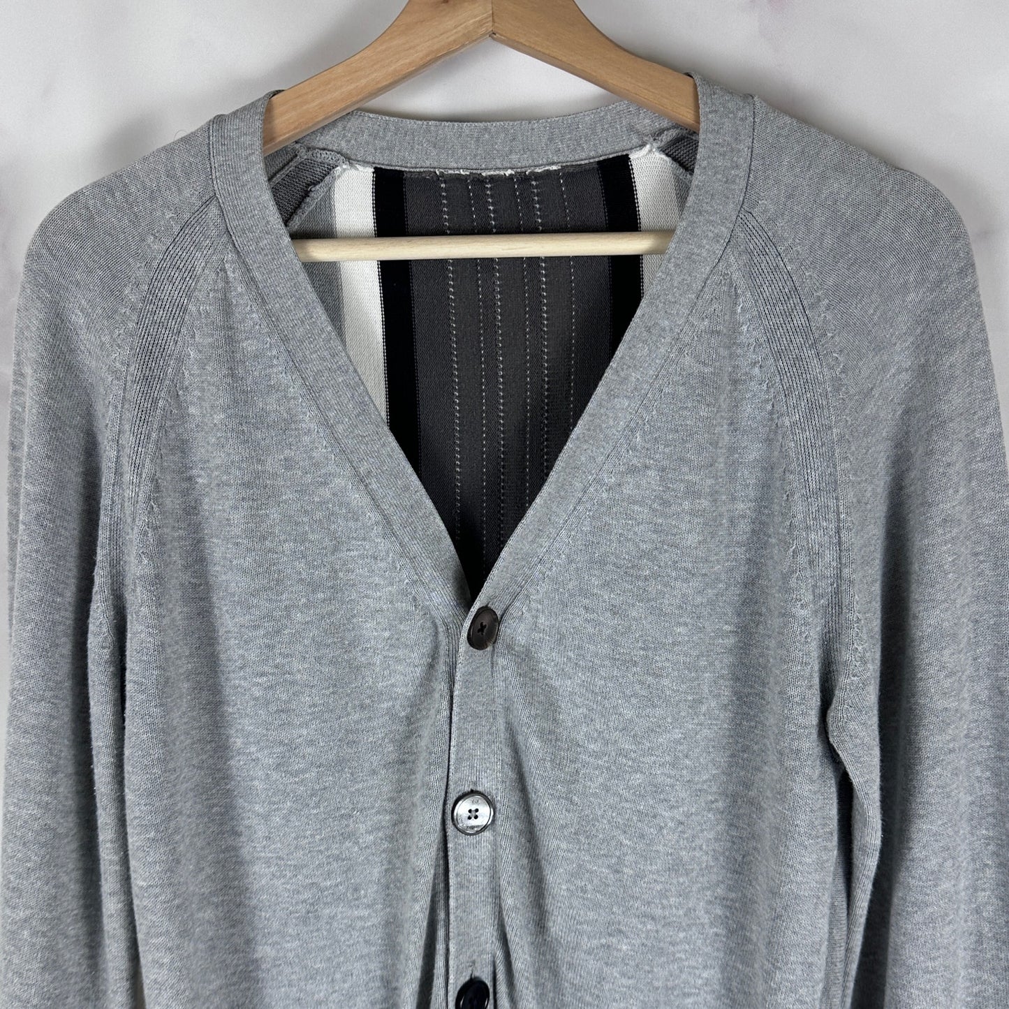 Adidas Y-3 Yohji Yamamoto Grey Cardigan Sweater