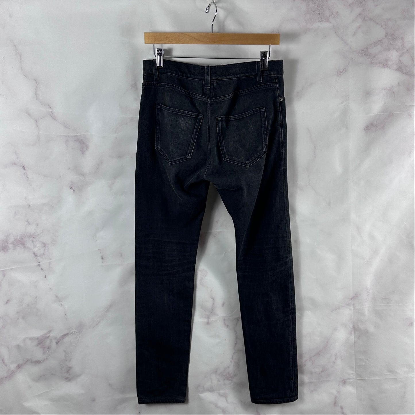 Saint Laurent Paris D02 Black Skinny LW Hedi Slimane Denim