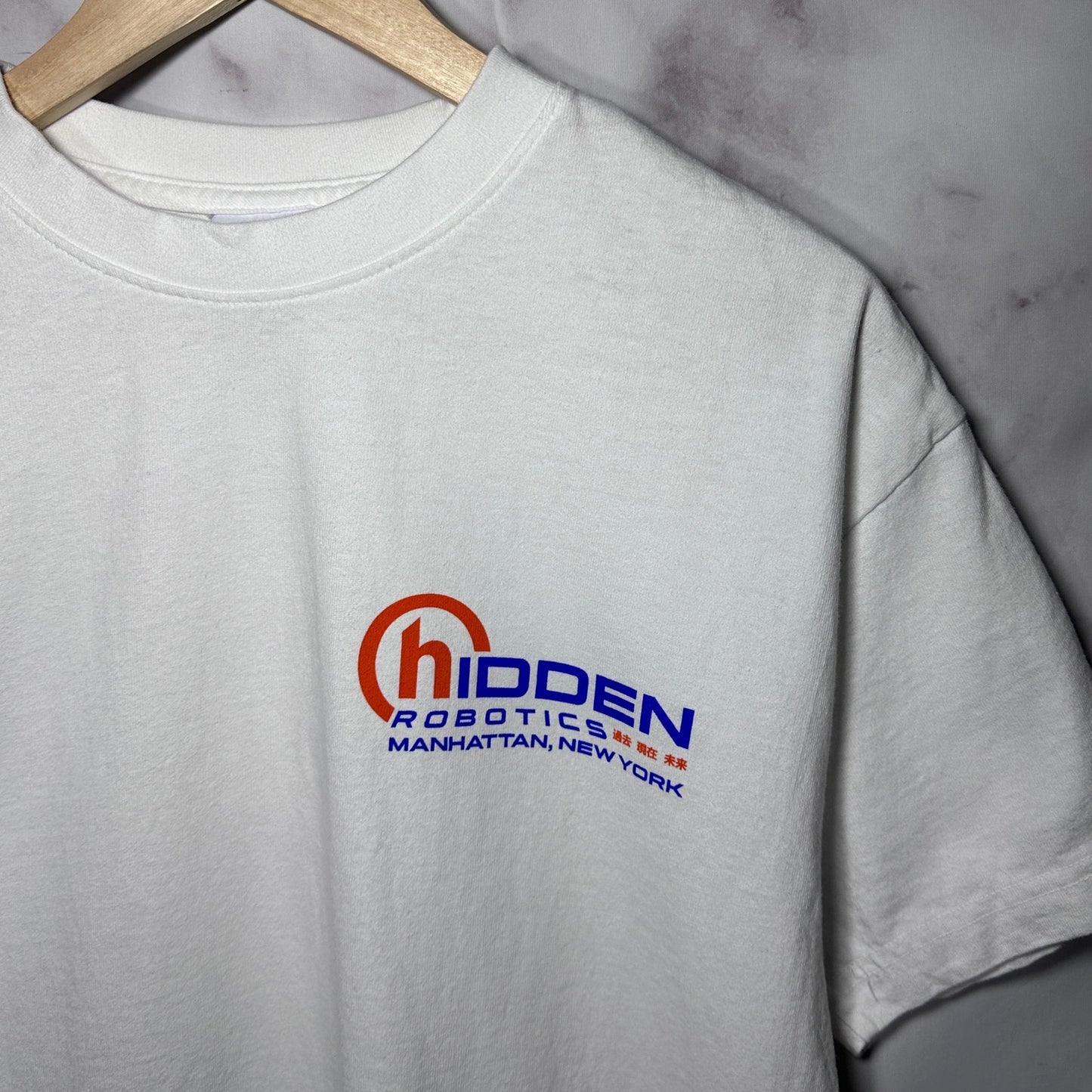 Hidden NY White Robotics Tee