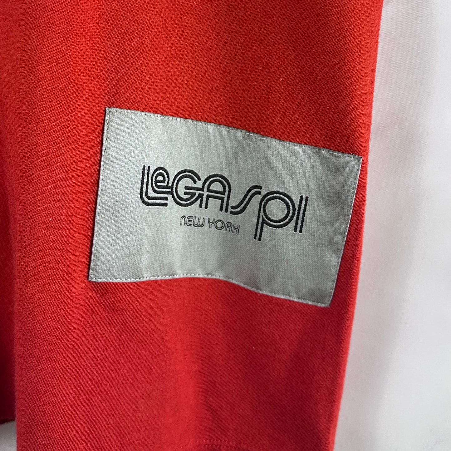 Rick Owens F/W19 Larry Mainline Cardinal Red Legaspi Tee