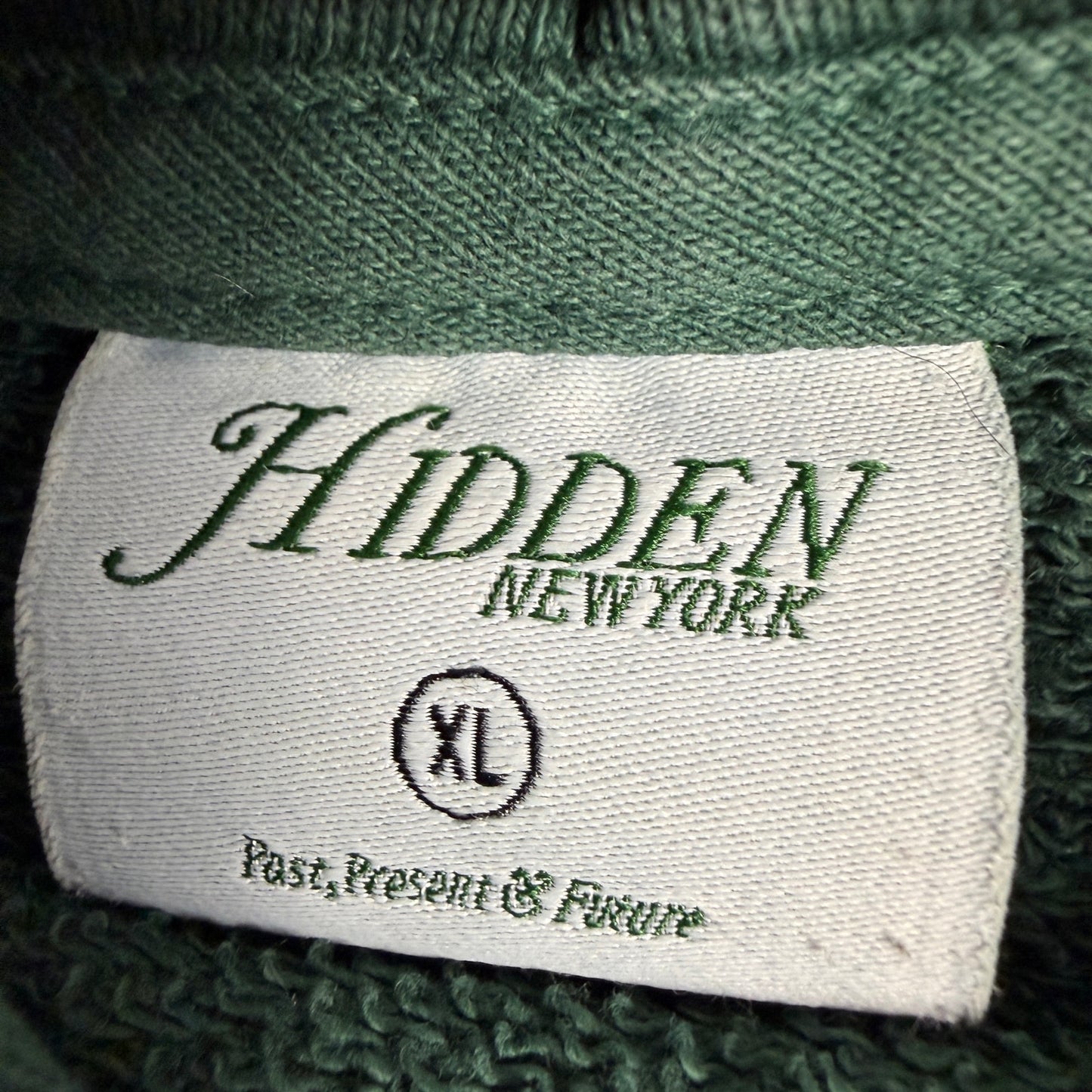 Hidden NY Green Sun Faded Hoodie