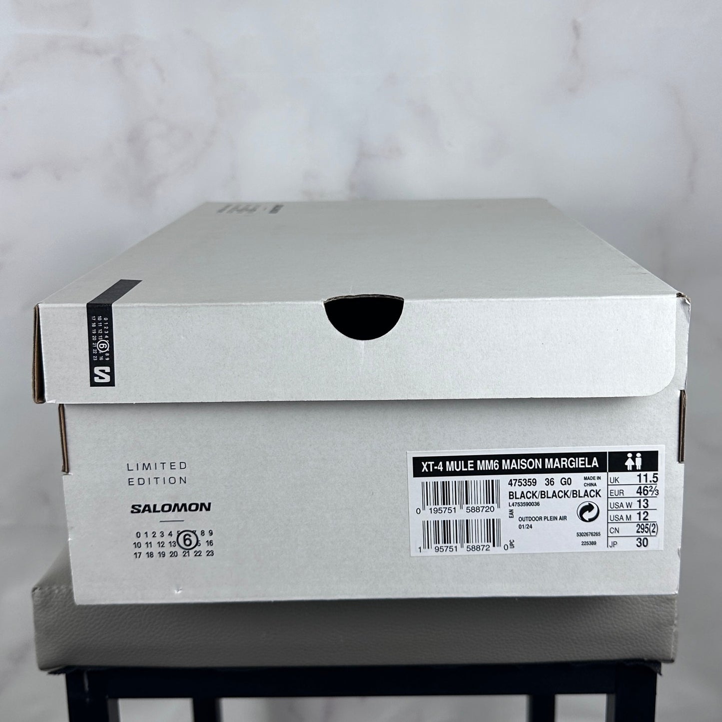 Maison Margiela MM6 x Salomon XT-4 Mule Black