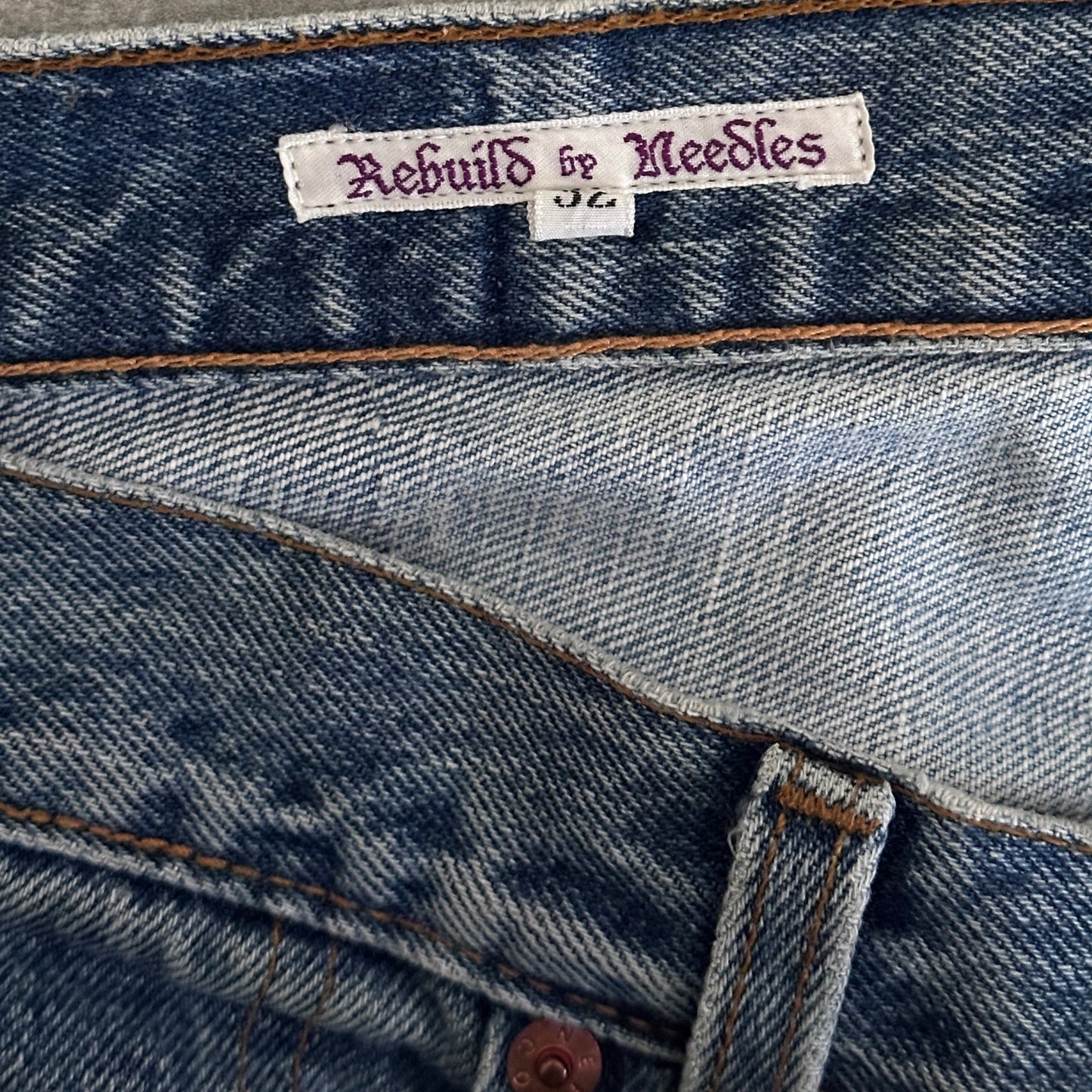 Needles Rebuild Dimension Denim Jeans