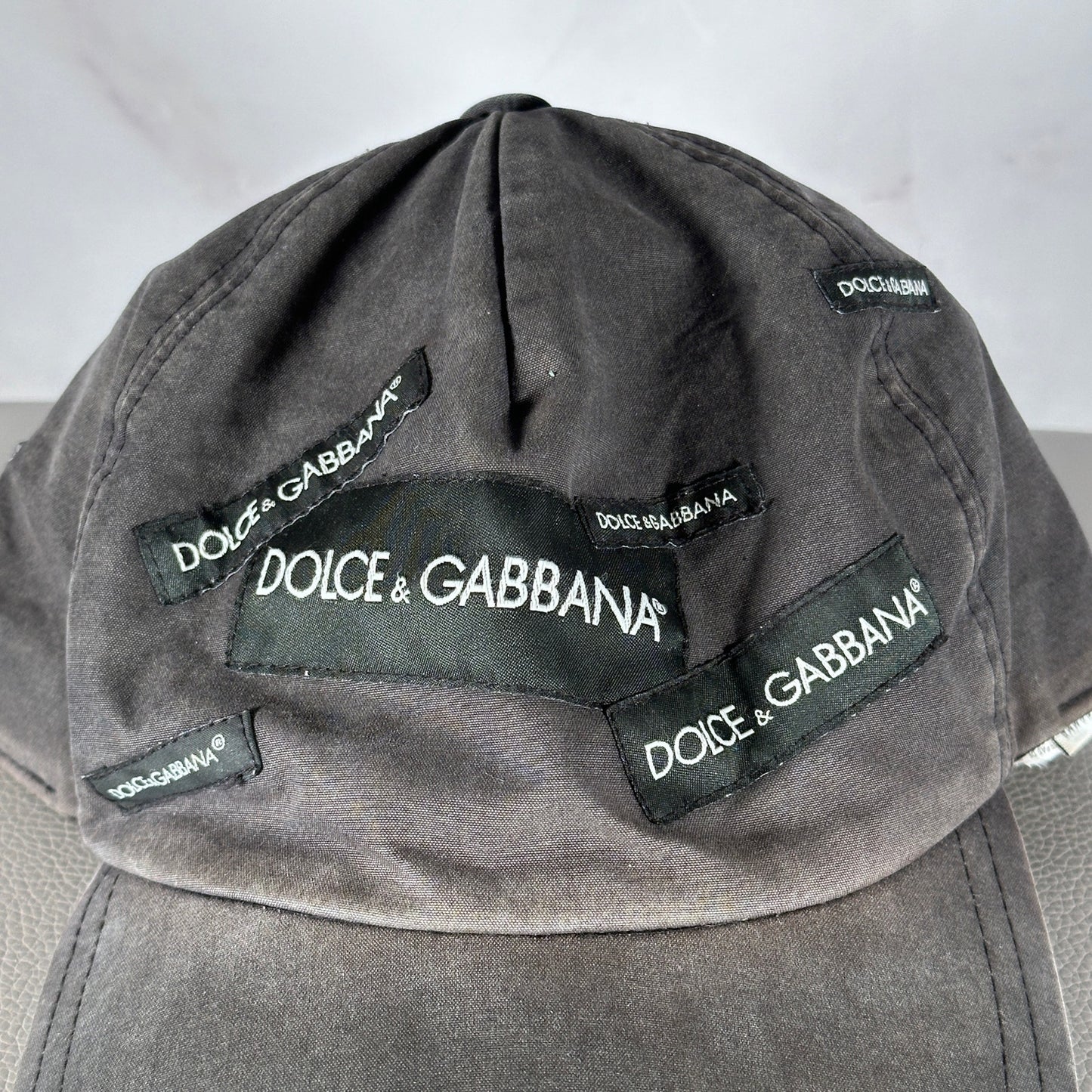 Dolce & Gabbana Grey Patch Logo Hat