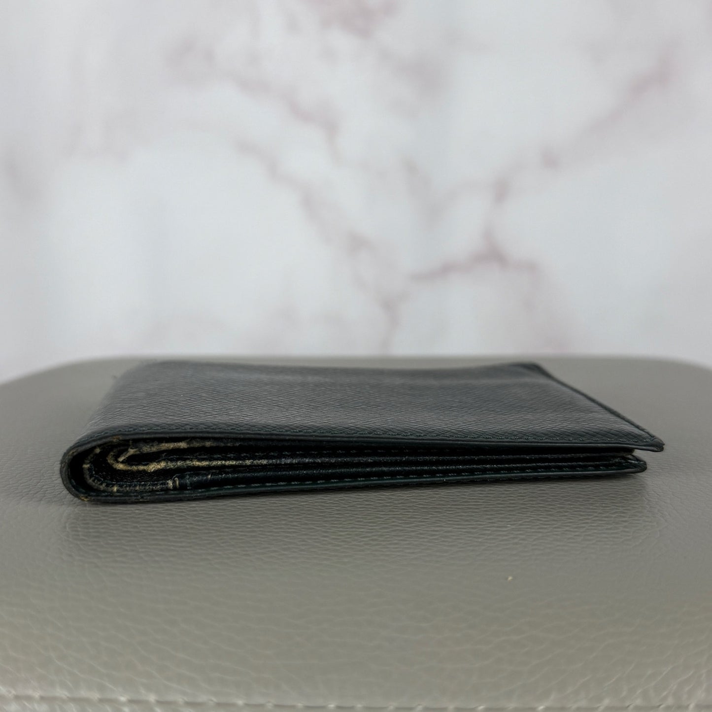Louis Vuitton Green Epi Bifold Wallet