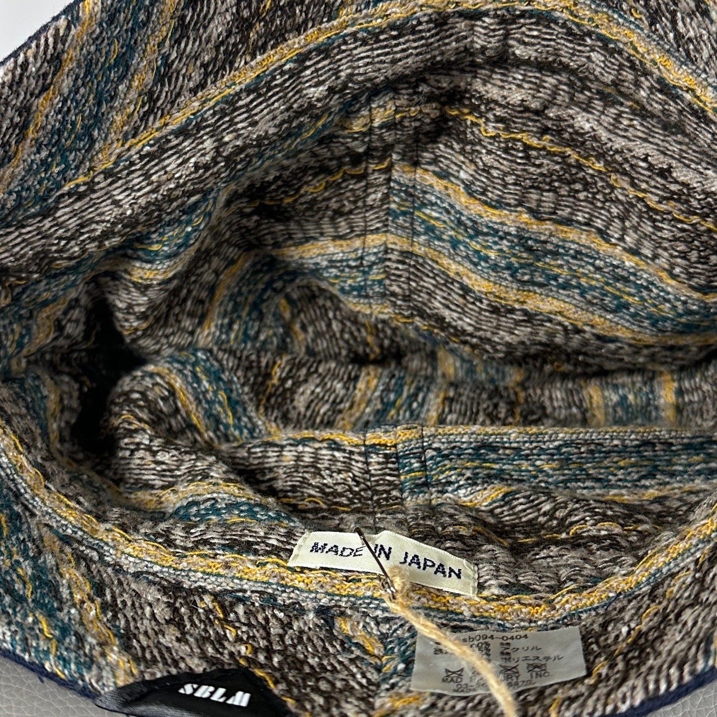 Sublime Japanese Knit Navy Bucket Hat