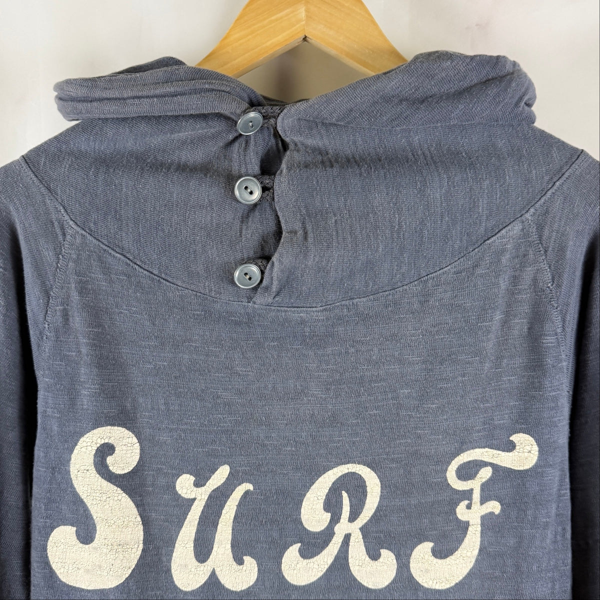 Kapital Surf Blue Slub Hoodie