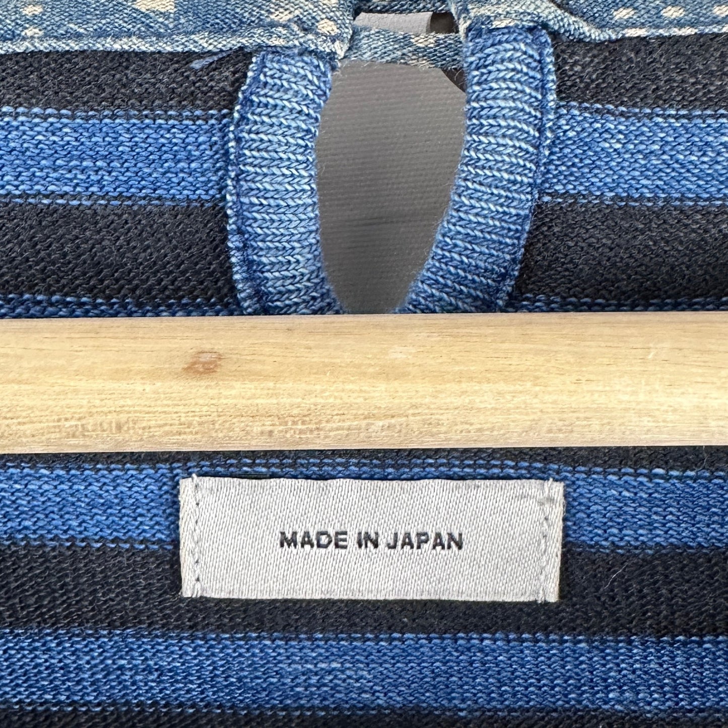 Visvim S/S14 Border Crew Indigo Striped Longsleeve