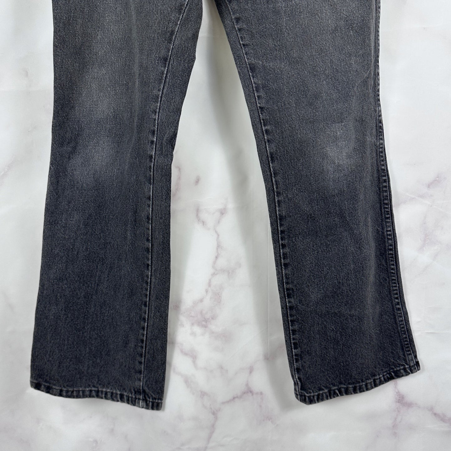 Vintage Rustler Grey Flare Denim