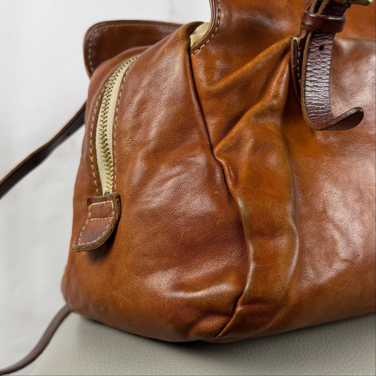 ANNAK Japan Handcrafted Leather Mini Boston Bag